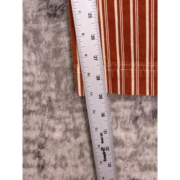 Big Bud Press Western Pants Medium Womens Orange Striped - Picture 5 of 7